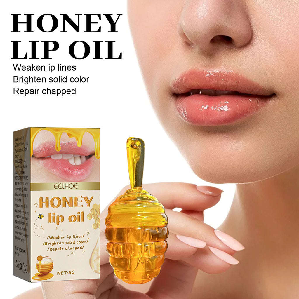 Honey Lip Oil, Reduces Lip Lines.