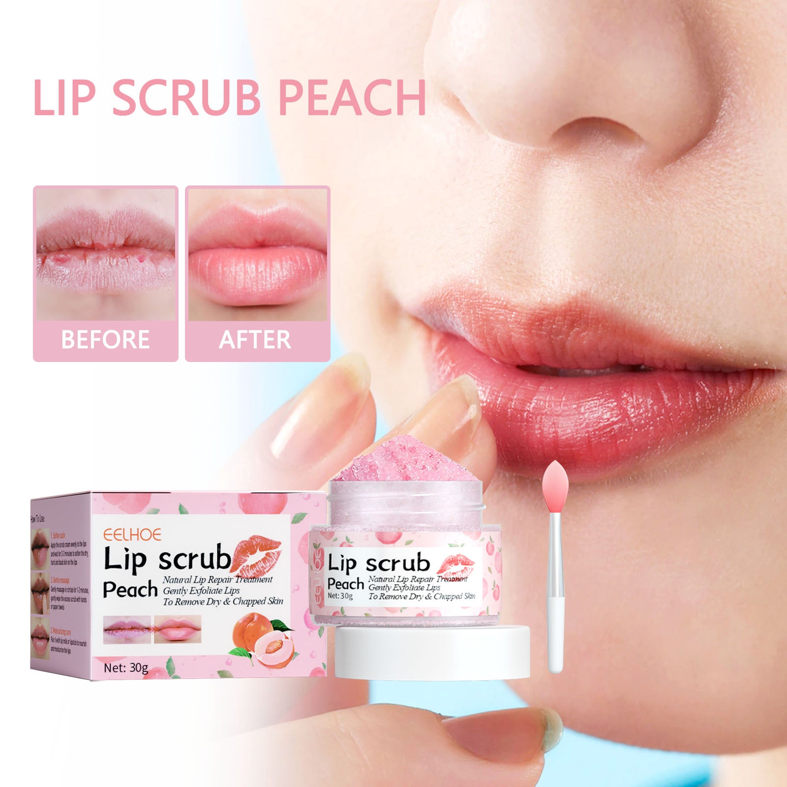 Peach Lip Scrub