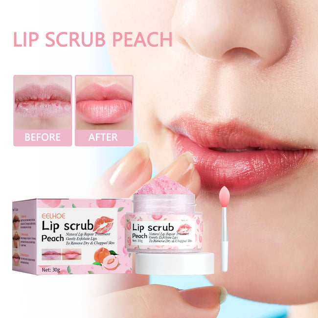Peach Lip Scrub Hover Image